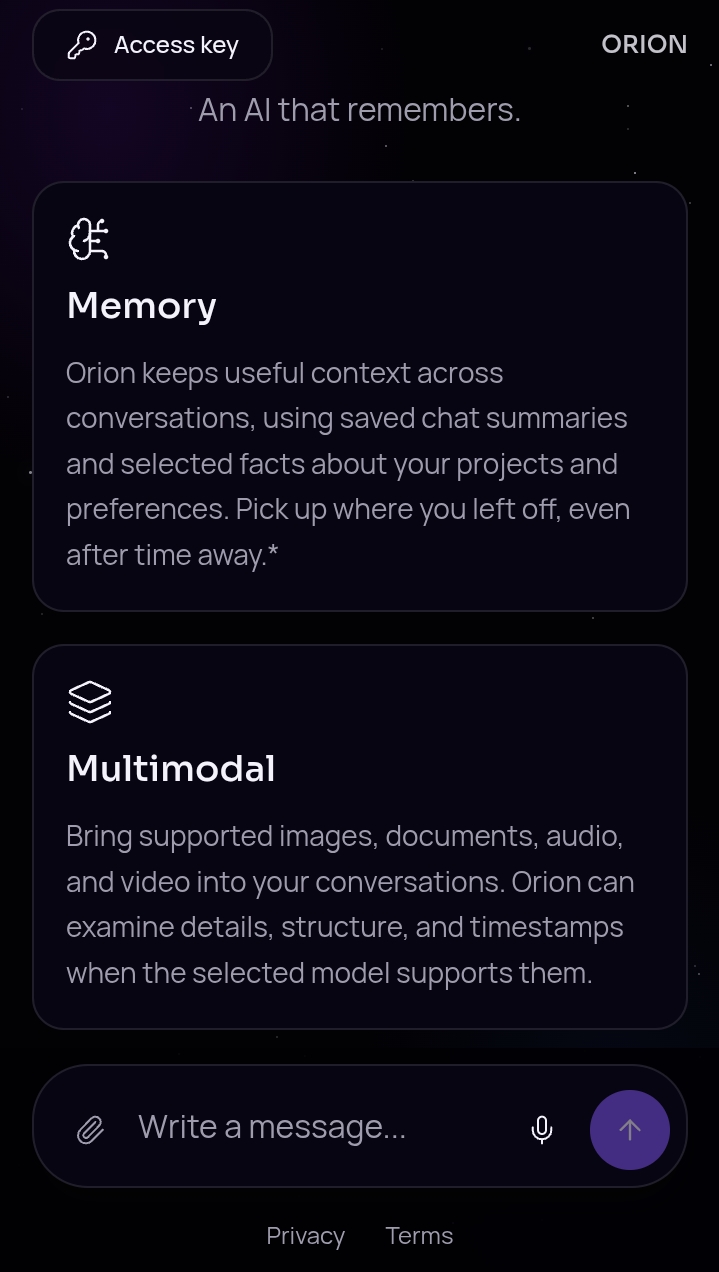 Orion product preview 2