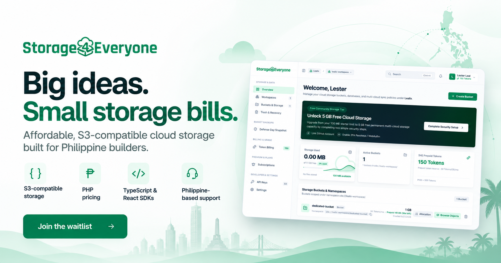 Storage4Everyone (S4E) product preview 1