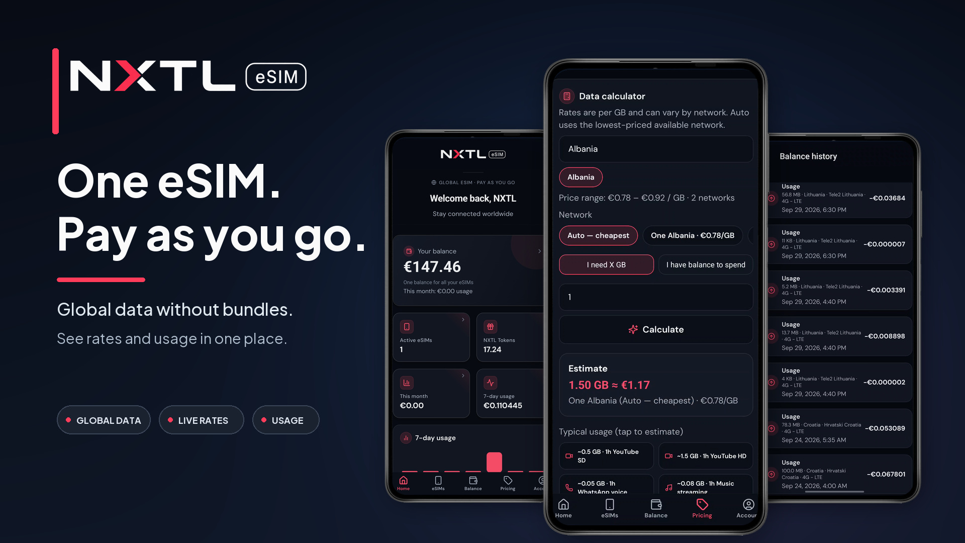 NXTL eSIM product preview 1
